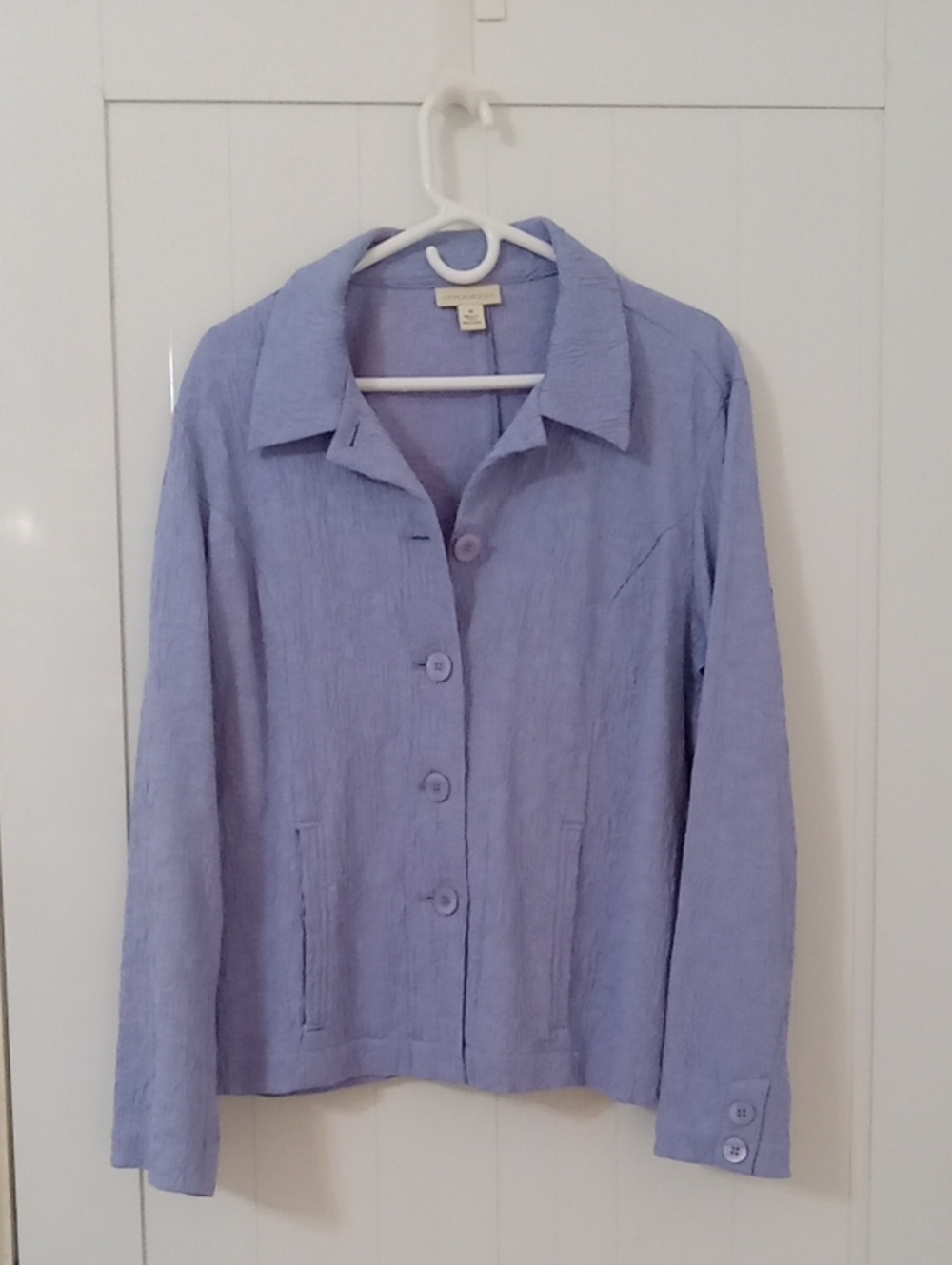 APPLESEED’S Beautiful Blazer Size 14 Periwinkle with Pockets